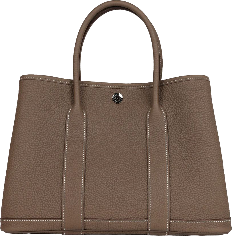 Hermes Garden Party 30 Etoupe Negonda Palladium Hardware