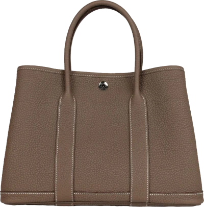 Hermes Garden Party 30 Etoupe Negonda Palladium Hardware Hermes Garden Party 30 Etoupe Negonda Palladium Hardware