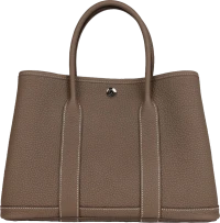 Hermes Garden Party 30 Etoupe Negonda Palladium Hardware Hermes Garden Party 30 Etoupe Negonda Palladium Hardware