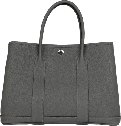 Hermes Garden Party 30 Gris Meyer Negonda Palladium Hardware Hermes Garden Party 30 Gris Meyer Negonda Palladium Hardware