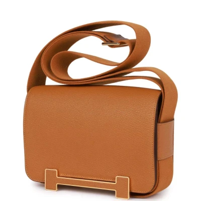 Hermes Geta Caramel Chevre Gold Hardware Hermes Geta Caramel Chevre Gold Hardware