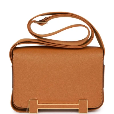 Hermes Geta Caramel Chevre Gold Hardware Hermes Geta Caramel Chevre Gold Hardware