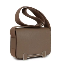 Hermes Geta Etoupe Chevre Palladium Hardware Hermes Geta Etoupe Chevre Palladium Hardware