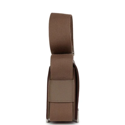 Hermes Geta Etoupe Chevre Palladium Hardware Hermes Geta Etoupe Chevre Palladium Hardware