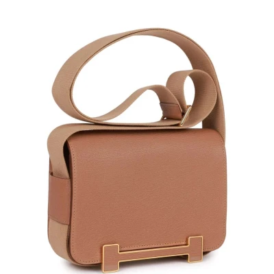 Hermes Geta Quebracho and Chai Chevre Gold Hardware Hermes Geta Quebracho and Chai Chevre Gold Hardware