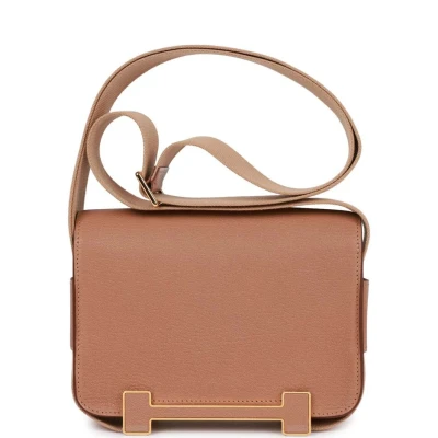 Hermes Geta Quebracho and Chai Chevre Gold Hardware Hermes Geta Quebracho and Chai Chevre Gold Hardware