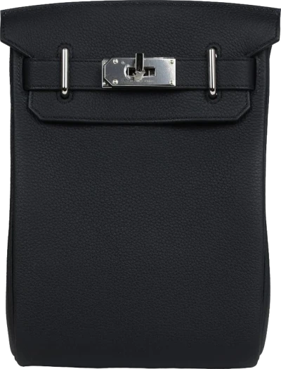 Hermes Hac A Dos PM Black Togo Palladium Hardware Hermes Hac A Dos PM Black Togo Palladium Hardware