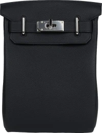 Hermes Hac A Dos PM Black Togo Palladium Hardware Hermes Hac A Dos PM Black Togo Palladium Hardware