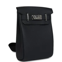 Hermes Hac A Dos PM Black Togo Palladium Hardware Hermes Hac A Dos PM Black Togo Palladium Hardware