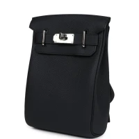 Hermes Hac A Dos PM Black Togo Palladium Hardware Hermes Hac A Dos PM Black Togo Palladium Hardware