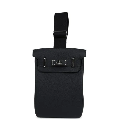Hermes Hac A Dos PM Black Togo Palladium Hardware Hermes Hac A Dos PM Black Togo Palladium Hardware