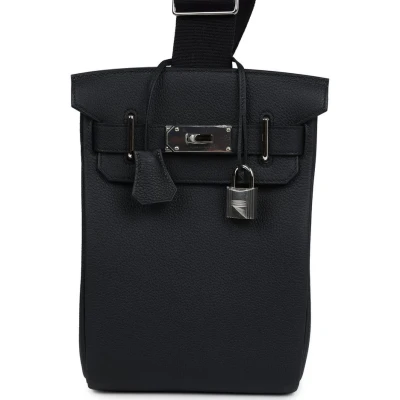 Hermes Hac A Dos PM Black Togo Palladium Hardware Hermes Hac A Dos PM Black Togo Palladium Hardware