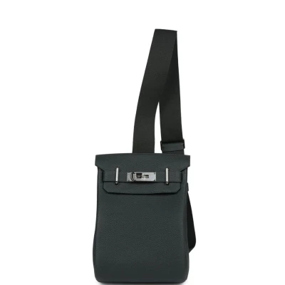 Hermes Hac A Dos PM Vert Fonce Togo Palladium Hardware Hermes Hac A Dos PM Vert Fonce Togo Palladium Hardware