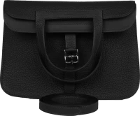Hermes Halzan 25 Caban Clemence Palladium Hardware Hermes Halzan 25 Caban Clemence Palladium Hardware
