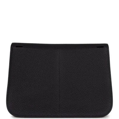 Hermes Halzan 25 Caban Clemence Palladium Hardware Hermes Halzan 25 Caban Clemence Palladium Hardware