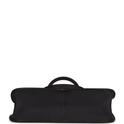 Hermes Halzan 25 Caban Clemence Palladium Hardware Hermes Halzan 25 Caban Clemence Palladium Hardware