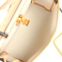 Hermes Herbag Zip 31 PM Ebene/Black/Naturel Sable Hunter & Beton Toile Militaire Gold Hardware Hermes Herbag Zip 31 PM Ebene/Black/Naturel Sable Hunter & Beton Toile Militaire Gold Hardware