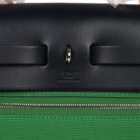 Hermes Herbag Zip PM 31 Bambou Toile H/Bleu Indigo Vache Hunter Palladium Hardware Hermes Herbag Zip PM 31 Bambou Toile H/Bleu Indigo Vache Hunter Palladium Hardware