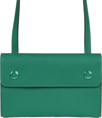 Hermes Hermesnap Wallet Vert Vertigo Epsom Palladium and Lacquered Hardware Hermes Hermesnap Wallet Vert Vertigo Epsom Palladium and Lacquered Hardware