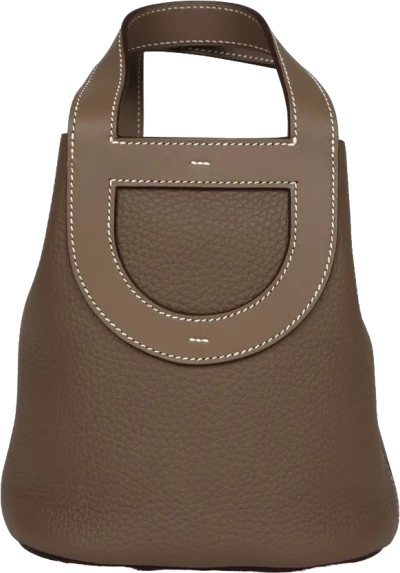 Hermes In-The-Loop 18 Etoupe Clemence and Swift Gold Hardware Hermes In-The-Loop 18 Etoupe Clemence and Swift Gold Hardware