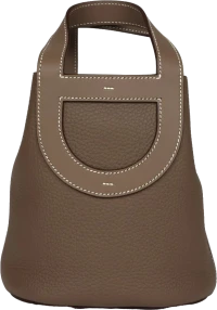 Hermes In-The-Loop 18 Etoupe Clemence and Swift Gold Hardware Hermes In-The-Loop 18 Etoupe Clemence and Swift Gold Hardware