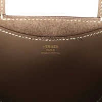 Hermes In-The-Loop 18 Etoupe Clemence and Swift Gold Hardware Hermes In-The-Loop 18 Etoupe Clemence and Swift Gold Hardware
