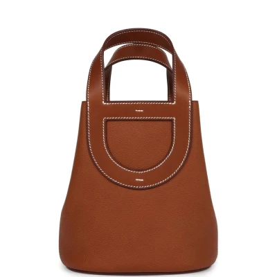 Hermes In-The-Loop 18 Fauve Barenia Faubourg Gold Hardware Hermes In-The-Loop 18 Fauve Barenia Faubourg Gold Hardware