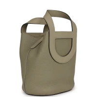 Hermes In-The-Loop 18 Sauge Clemence and Swift Gold Hardware