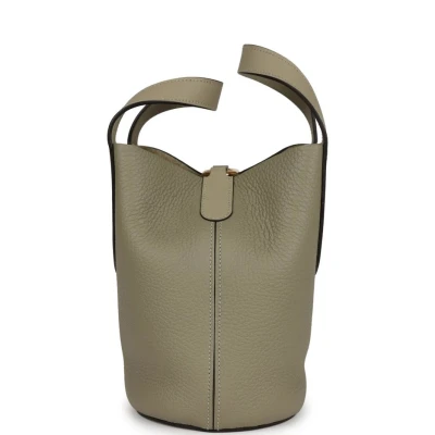 Hermes In-The-Loop 18 Sauge Clemence and Swift Gold Hardware