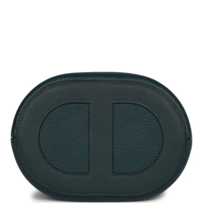 Hermes In-The-Loop 18 Vert Cypress Clemence and Swift Palladium Hardware