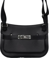 Hermes Jypsiere Mini Black Evercolor Palladium Hardware Hermes Jypsiere Mini Black Evercolor Palladium Hardware