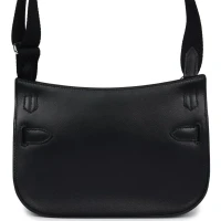 Hermes Jypsiere Mini Black Evercolor Palladium Hardware Hermes Jypsiere Mini Black Evercolor Palladium Hardware