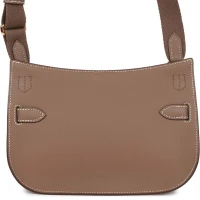 Hermes Jypsiere Mini Etoupe Swift Gold Hardware for MS