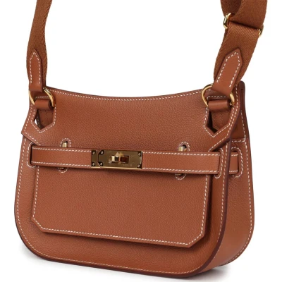 Hermes Jypsiere Mini Gold Evercolor Gold Hardware Hermes Jypsiere Mini Gold Evercolor Gold Hardware