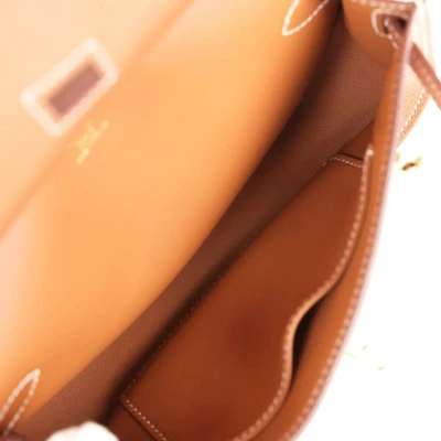 Hermes Jypsiere Mini Gold Evercolor Gold Hardware Hermes Jypsiere Mini Gold Evercolor Gold Hardware