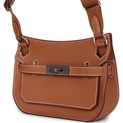 Hermes Jypsiere Mini Gold Swift Palladium Hardware Hermes Jypsiere Mini Gold Swift Palladium Hardware