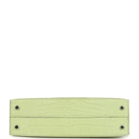 Hermes Kelly 20 Sellier Jaune Bourgeon Matte Alligator Palladium Hardware