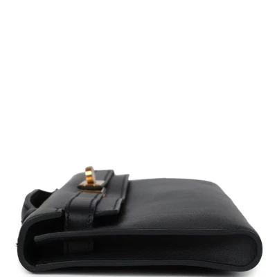 Hermes Kelly Cut Black Swift Gold Hardware Hermes Kelly Cut Black Swift Gold Hardware