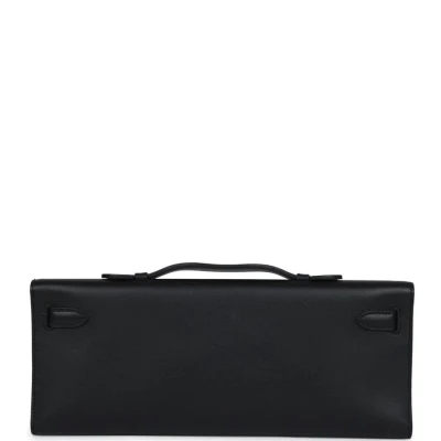 Hermes Kelly Cut Black Swift Gold Hardware Hermes Kelly Cut Black Swift Gold Hardware