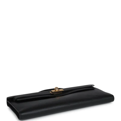 Hermes Kelly Cut Black Swift Gold Hardware Hermes Kelly Cut Black Swift Gold Hardware