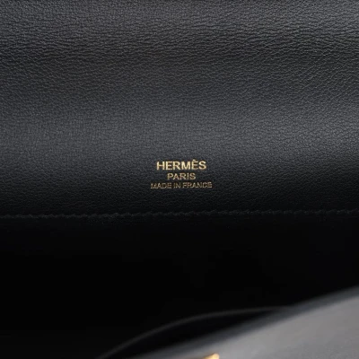 Hermes Kelly Cut Black Swift Gold Hardware Hermes Kelly Cut Black Swift Gold Hardware