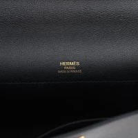 Hermes Kelly Cut Black Swift Gold Hardware Hermes Kelly Cut Black Swift Gold Hardware