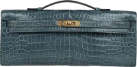 Hermes Kelly Cut Colvert Shiny Porosus Crocodile Gold Hardware Hermes Kelly Cut Colvert Shiny Porosus Crocodile Gold Hardware