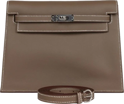 Hermes Kelly Danse Etoupe Swift Palladium Hardware Hermes Kelly Danse Etoupe Swift Palladium Hardware