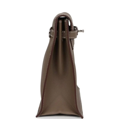 Hermes Kelly Danse Etoupe Swift Palladium Hardware Hermes Kelly Danse Etoupe Swift Palladium Hardware