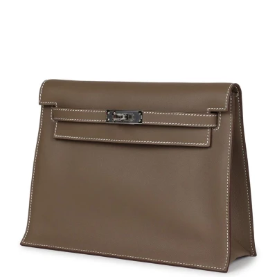 Hermes Kelly Danse Etoupe Swift Palladium Hardware Hermes Kelly Danse Etoupe Swift Palladium Hardware