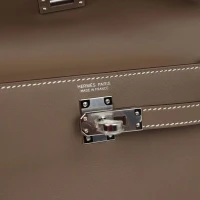 Hermes Kelly Danse Etoupe Swift Palladium Hardware Hermes Kelly Danse Etoupe Swift Palladium Hardware