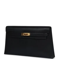 Hermes Kelly Elan Black Chevre Chamkila Gold Hardware Hermes Kelly Elan Black Chevre Chamkila Gold Hardware