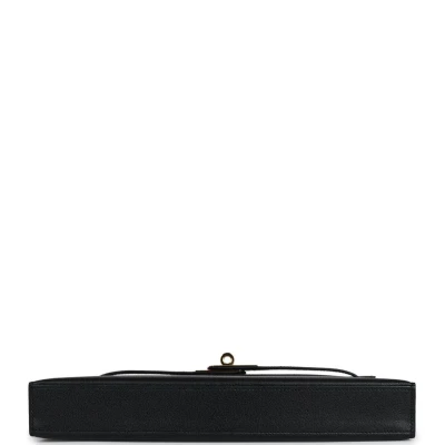 Hermes Kelly Elan Black Chevre Chamkila Gold Hardware Hermes Kelly Elan Black Chevre Chamkila Gold Hardware