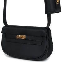 Hermes Kelly Moove Black Swift Gold Hardware Hermes Kelly Moove Black Swift Gold Hardware